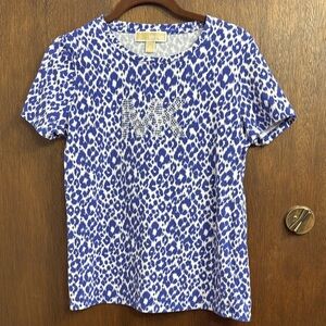 Michael Kors women’s animal print top M